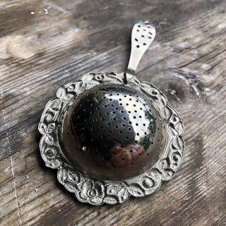 Vintage Silver Plated Tea Strainer