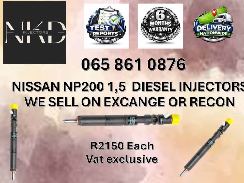 NP200 DIESEL INJECTORS FOR SALE OR REPAIR IN GAUTENG - Private Seller NP200 DIESEL INJECTORS FOR SALE OR REPAIR IN GAUTENG - Private Seller