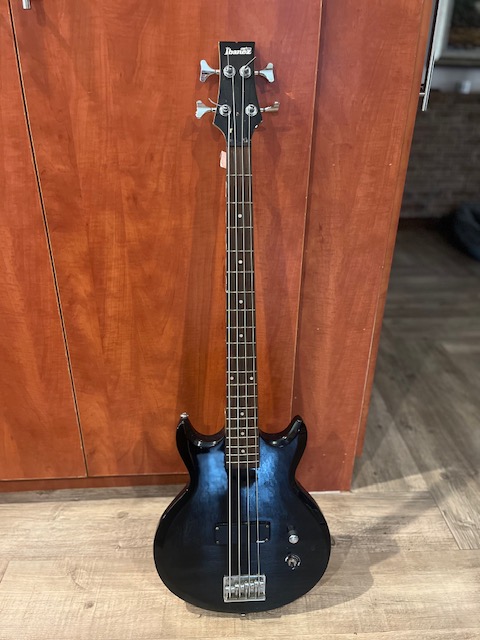 Ibanez 4 String Bass Guitar with Bag and drum stool | Junk Mail Marketplace