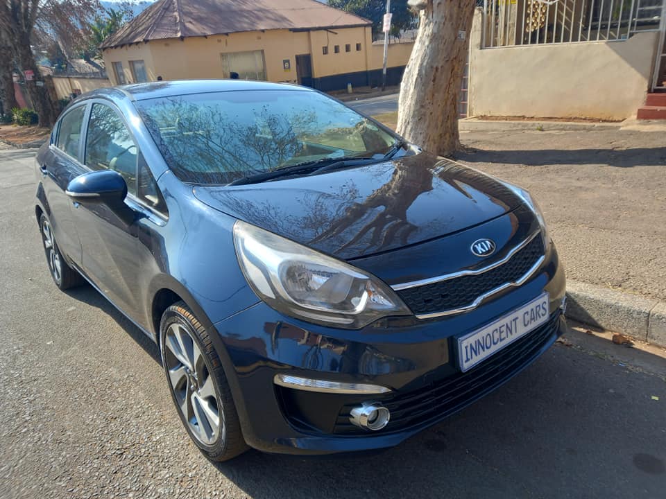 2017 KIA RIO TEC SEDAN 1.4 ENGINE PETROL, MANUAL, NAVY BLUE COLOR