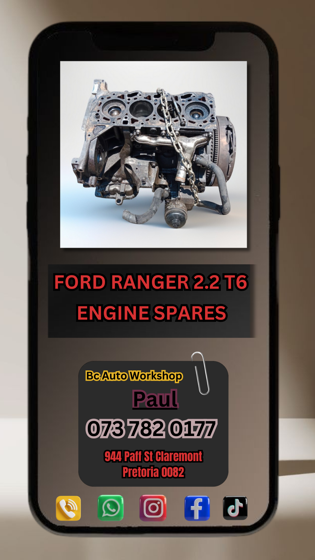 Ford ranger 2.2 t6 engine spares - Private Seller Ford ranger 2.2 t6 engine spares - Private Seller