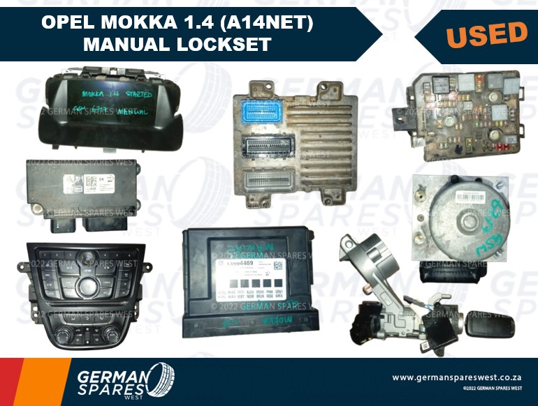 Opel Mokka 1.4 ( A14NET ) USED Manual Lockset for sale - Private Seller Opel Mokka 1.4 ( A14NET ) USED Manual Lockset for sale - Private Seller