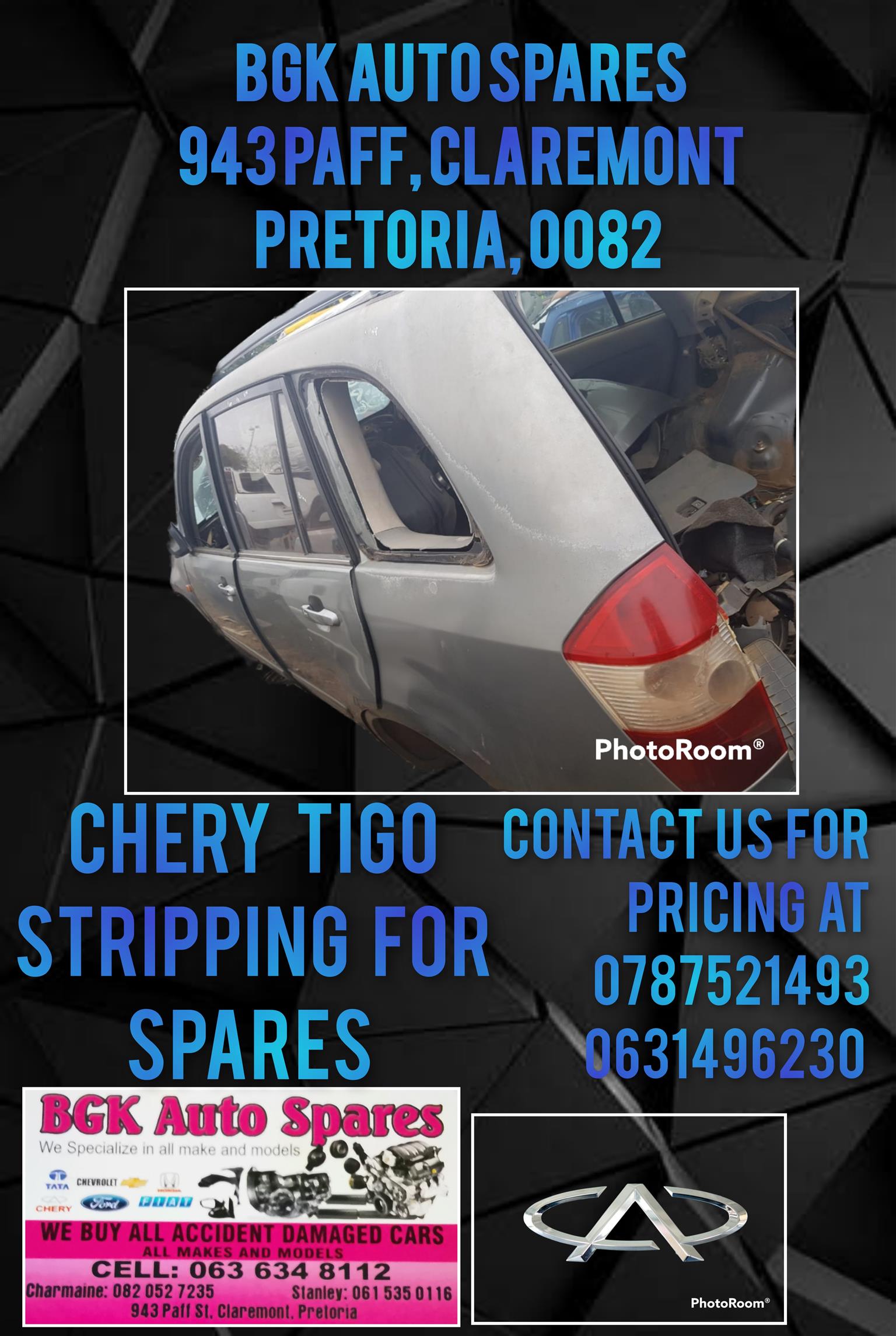 Chery Tigo stripping for Spares | Junk Mail