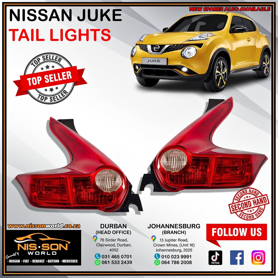 NISSAN JUKE TAIL LIGHTS - Private Seller NISSAN JUKE TAIL LIGHTS - Private Seller