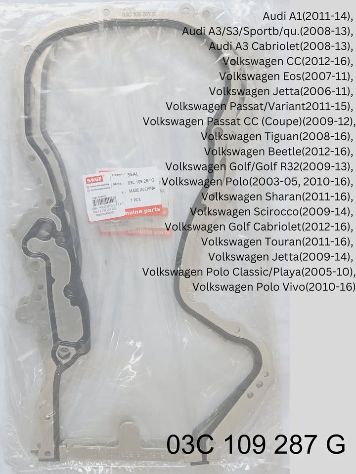 Seal for Audi A1, A3/S3, A3, Jetta, Passat, Tiguan, Beetle, Golf/Golf R32, Polo, Touran, Vivo - Private Seller Seal for Audi A1, A3/S3, A3, Jetta, Passat, Tiguan, Beetle, Golf/Golf R32, Polo, Touran, Vivo - Private Seller