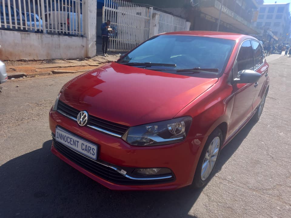 2015 VW POLO 6 TSI 1.2 PETROL, MANUAL, MAROON COLOR, MILEAGE 75000