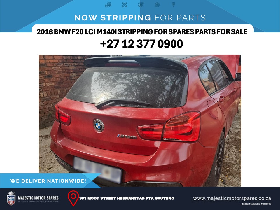 Red 2016 BMW F20 M140I Stripping for Spares