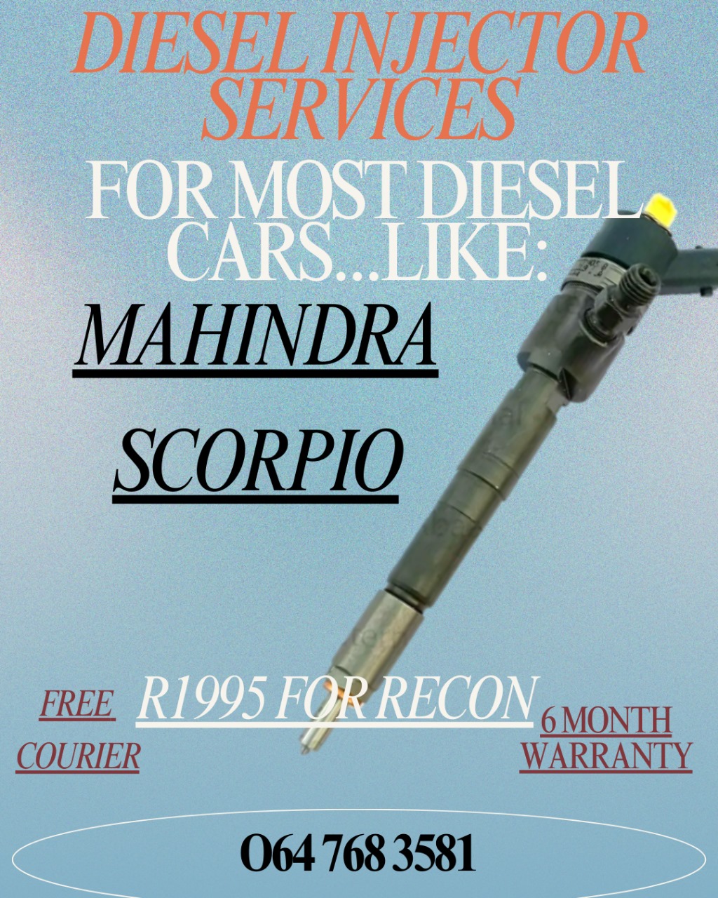 Diesel injector services