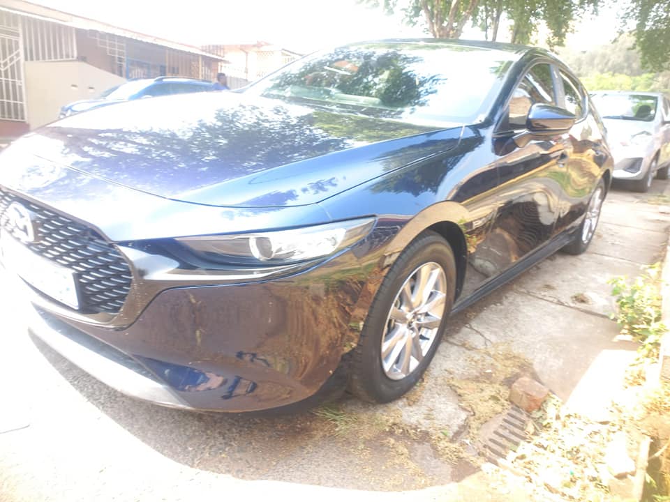 2019 MAZDA 3 SKYACTIVE G 1.6 PETROL, MANUAL, NAVY BLUE COLOR