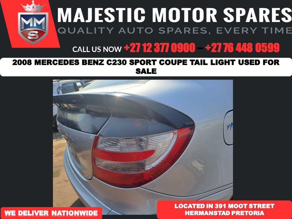 2008 Mercedes benz C230 Tail light - Private Seller 2008 Mercedes benz C230 Tail light - Private Seller