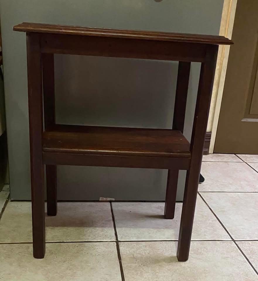 Mid century solid wood hall table Mid century solid wood hall table