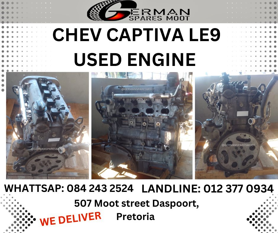 Chev Captiva LE9 Used Engine Chev Captiva LE9 Used Engine