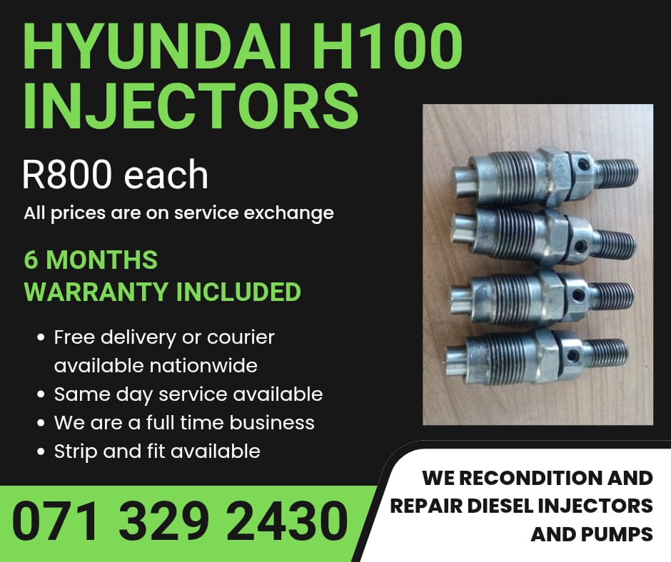 HYUNDAI H100 INJECTORS FOR SALE WITH WARRANTY - Private Seller HYUNDAI H100 INJECTORS FOR SALE WITH WARRANTY - Private Seller