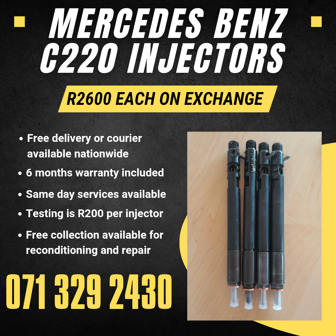 MERCEDES BENZ C220 DIESEL INJECTORS FOR SALE WITH WARRANTY - Private Seller MERCEDES BENZ C220 DIESEL INJECTORS FOR SALE WITH WARRANTY - Private Seller