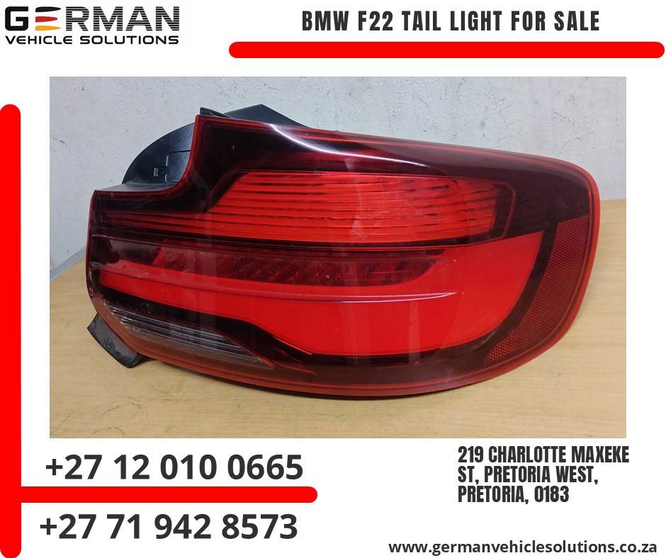 BMW f22 used tail light for sale – good condition Now in stock