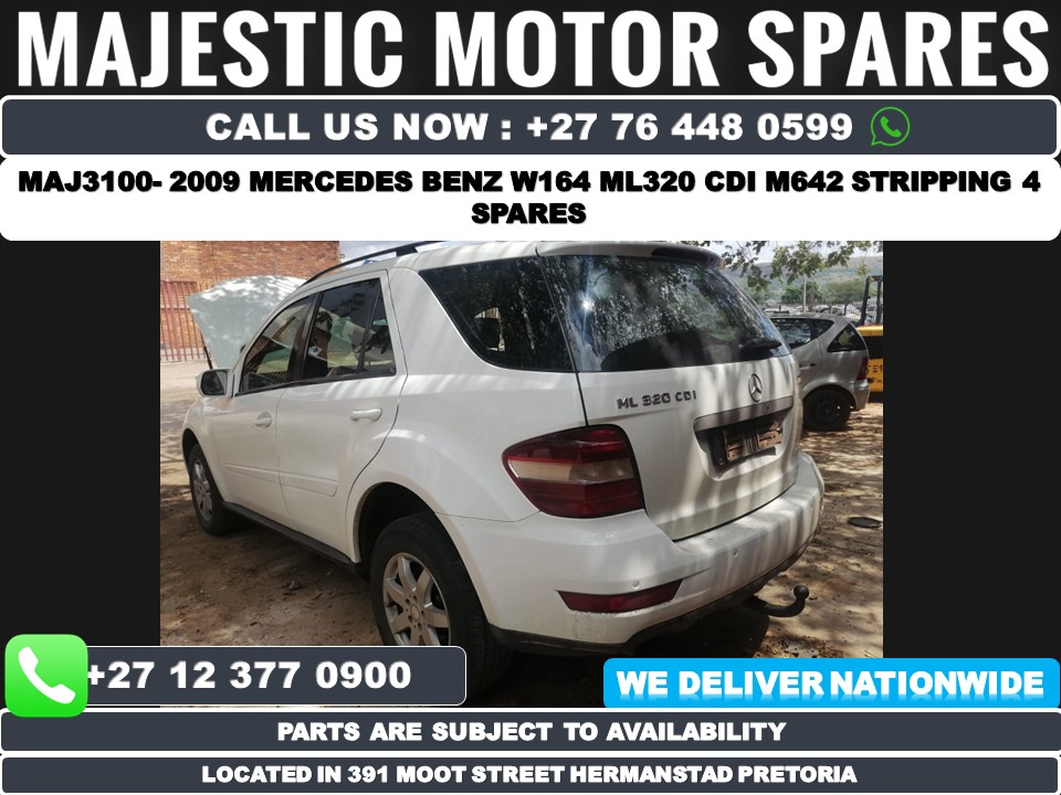 2009 Mercedes Benz ML320 W164 CDI M642 spares used - White - Private Seller 2009 Mercedes Benz ML320 W164 CDI M642 spares used - White - Private Seller