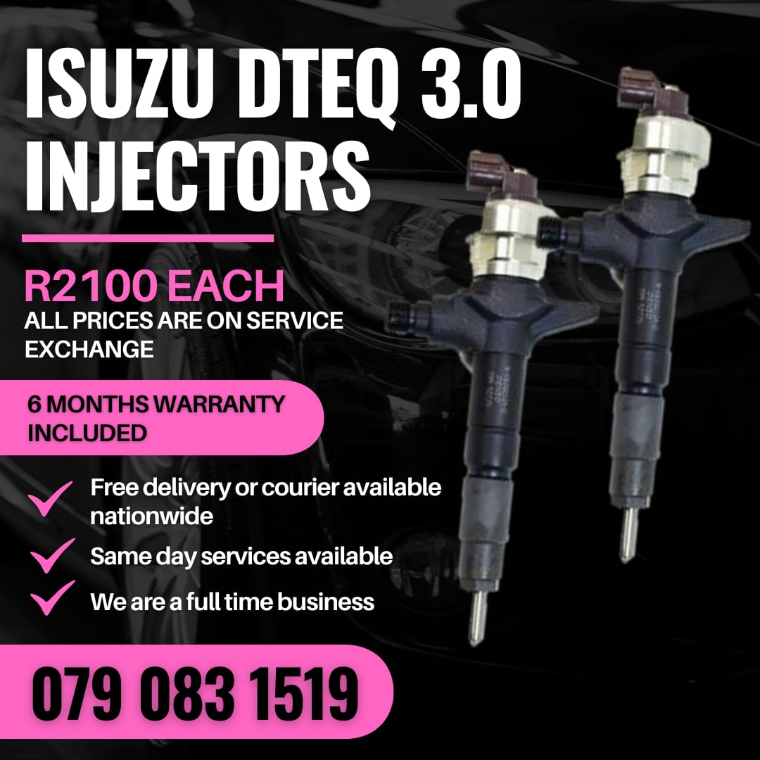 ISUZU DTEQ 3.0 INJECTORS FOR SALE WITH WARRANTY - Private Seller