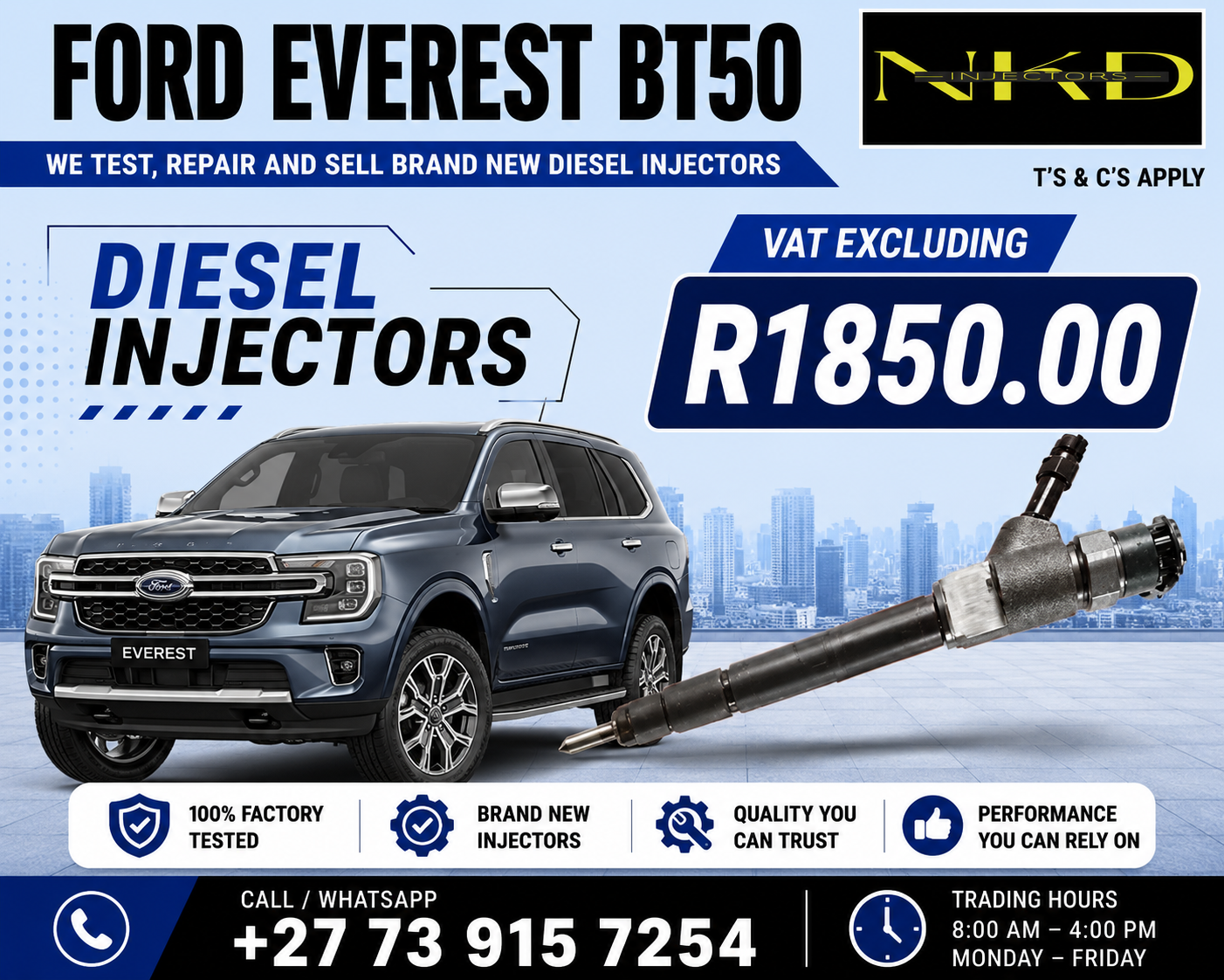 Ford_Everest_BT50_Injectors - Private Seller Ford_Everest_BT50_Injectors - Private Seller
