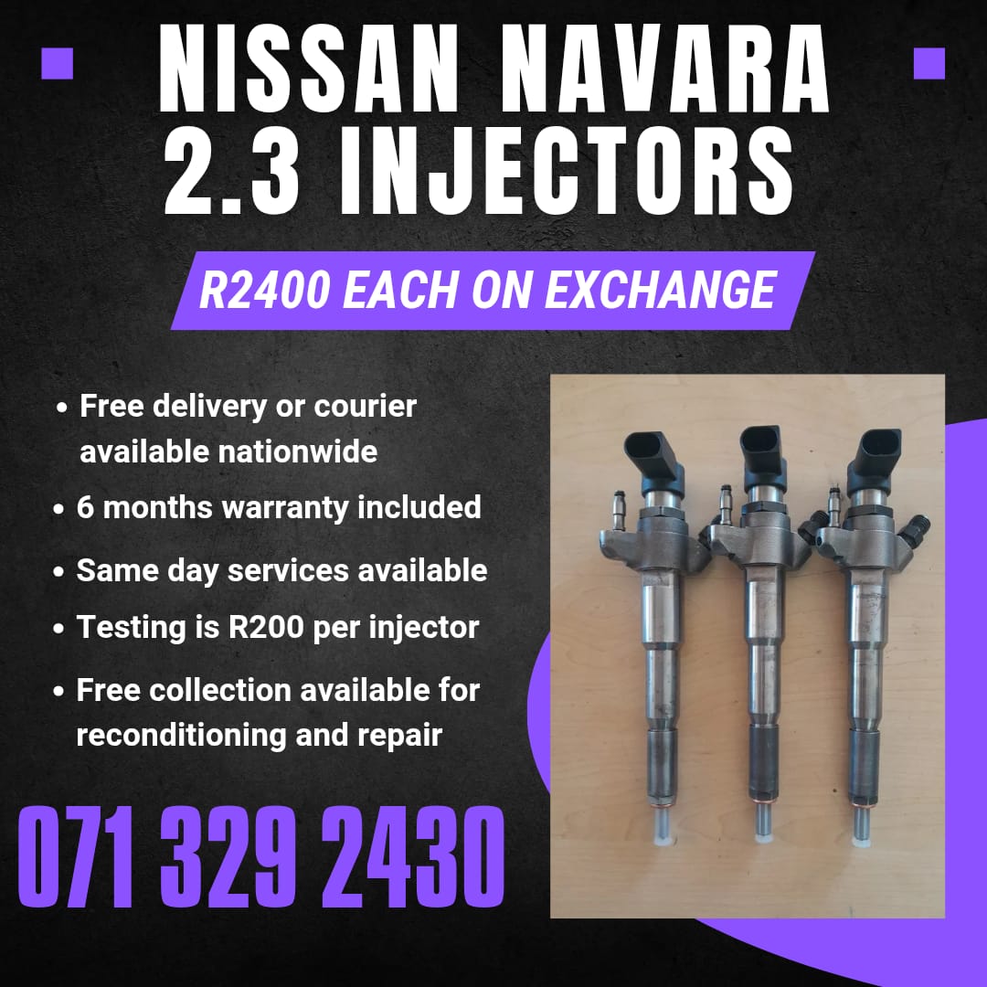NISSAN NAVARA 2.3 INJECTORS FOR SALE WITH WARRANTY - Private Seller
