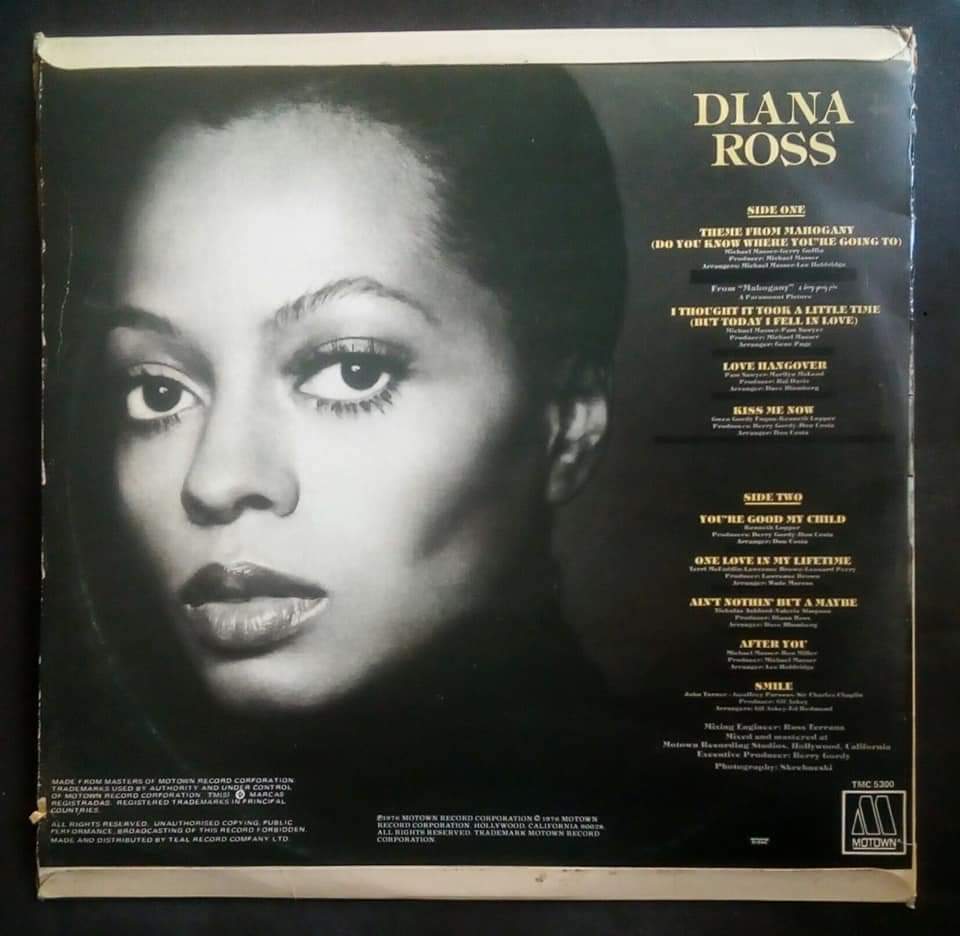 Diana Ross - Diana Ross LP Record