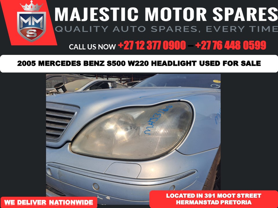 2005 Mercedes Benz W220 S500 Headlight - Private Seller 2005 Mercedes Benz W220 S500 Headlight - Private Seller
