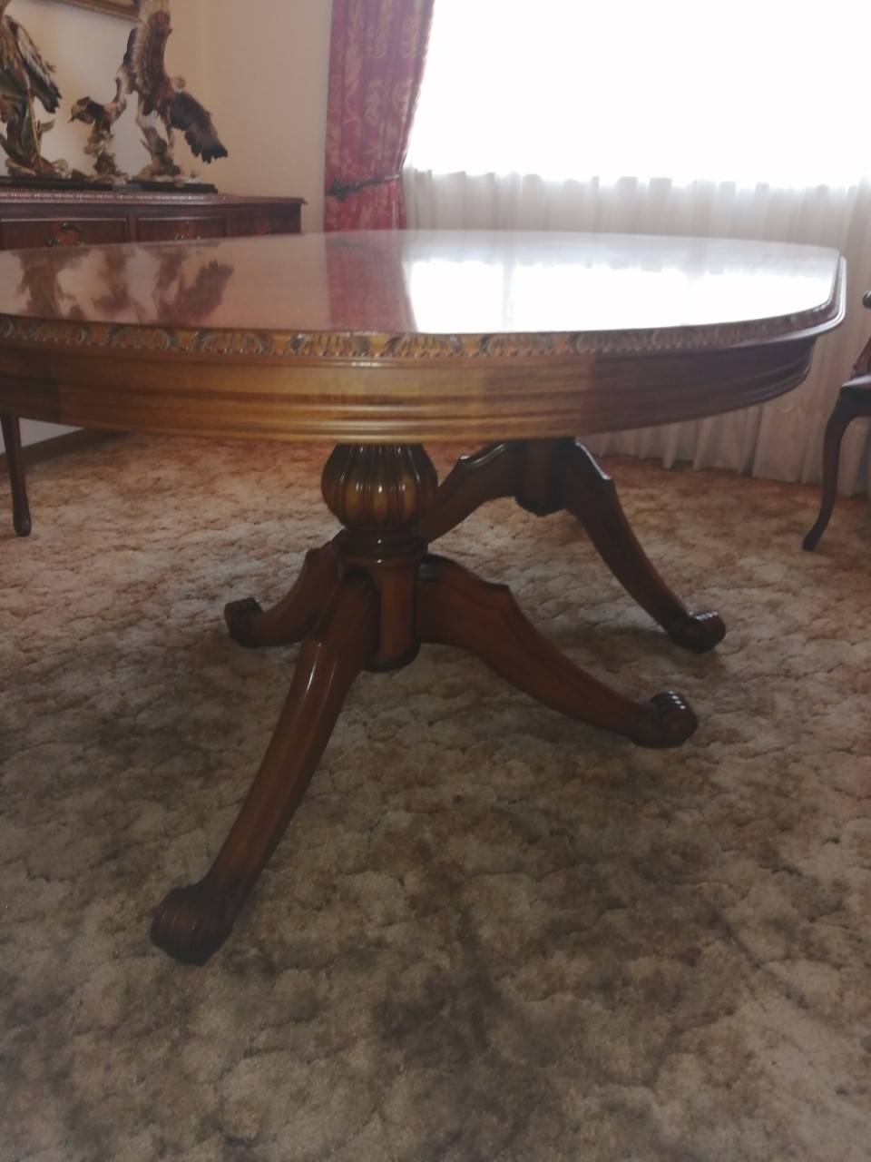  Rosewood table and chairs