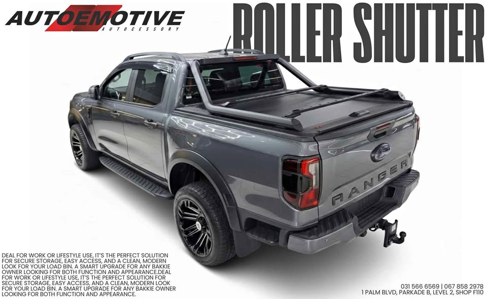 Manual Roller Shutter compatible with Ford Ranger Double Cab - fitted - Private Seller Manual Roller Shutter compatible with Ford Ranger Double Cab - fitted - Private Seller
