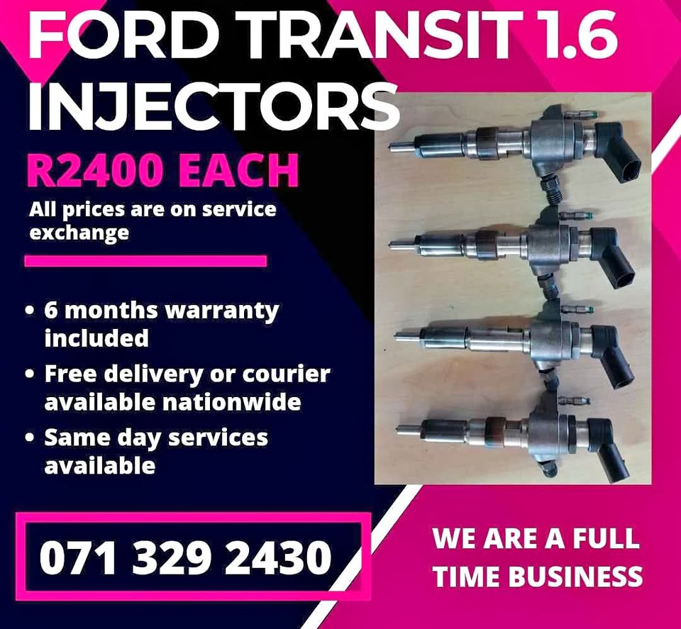 FORD TRANSIT 1.6 INJECTORS FOR SALE WITH WARRANTY ON FORD TRANSIT 1.6 INJECTORS FOR SALE WITH WARRANTY ON