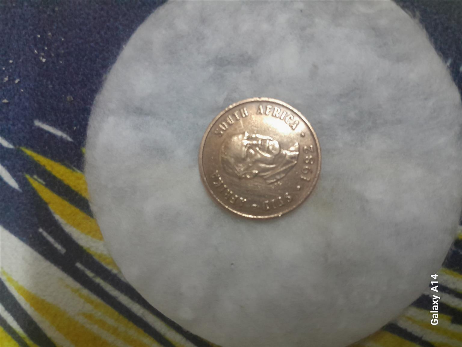 1982 1C SOUTH AFRICA 180 decrees error