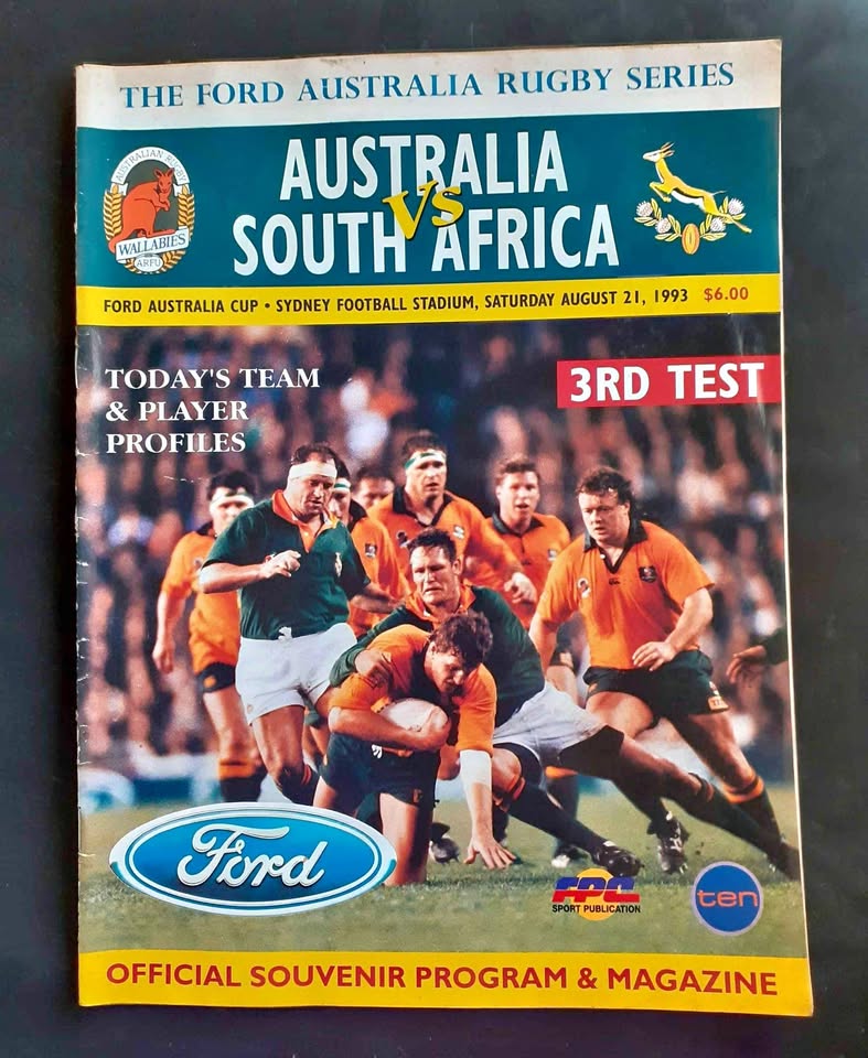 Australia vs South Africa 3rd Test Match Programme Australia vs South Africa 3rd Test Match Programme