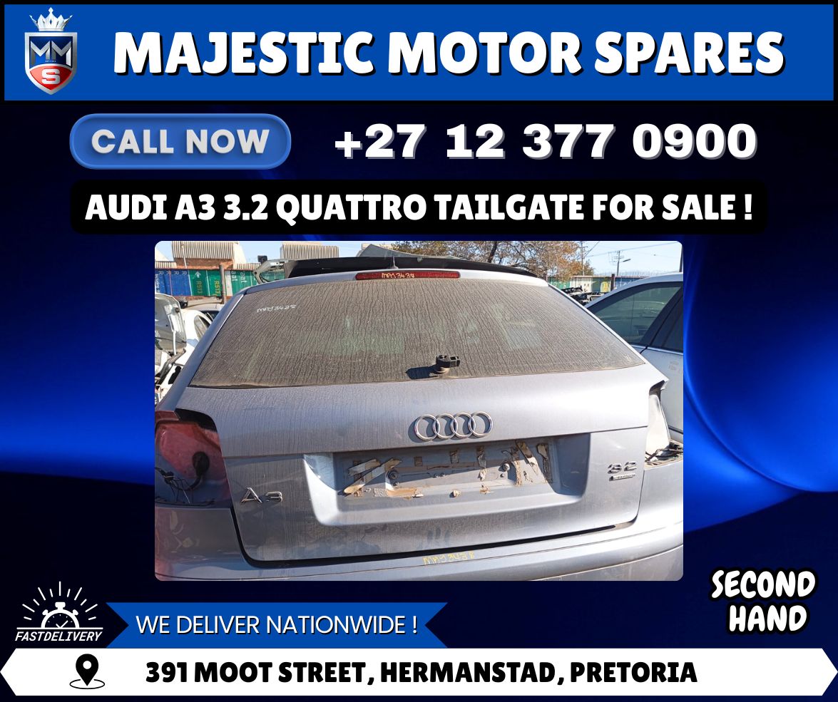 For Sale: Audi A3 3.2 Quattro Tailgate – Second Hand / Used