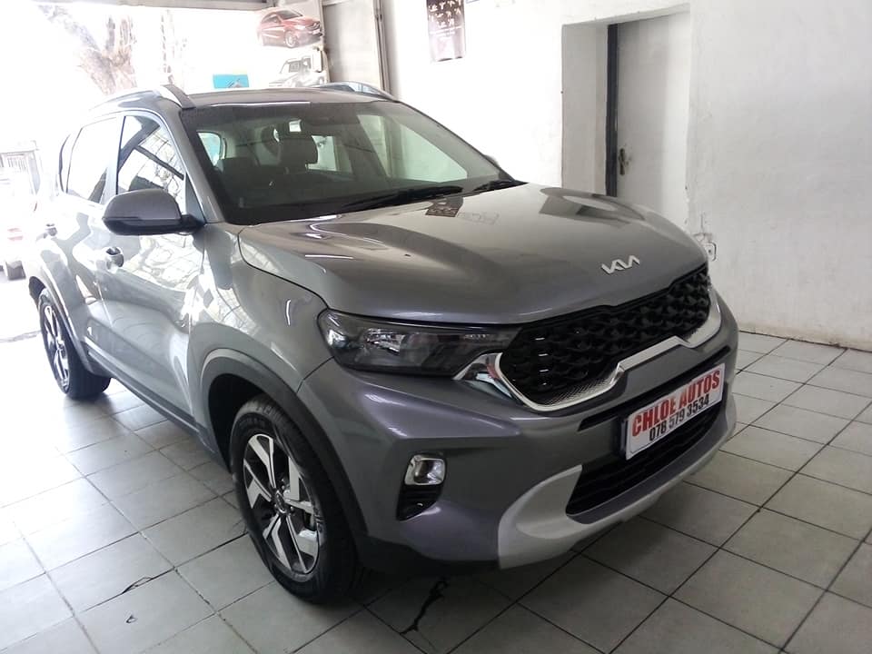 2022 KIA SONET 1.5 EX PETROL SILVER AUTOMATIC FULL SERVICE HISTORY 8000KM FRONT AND