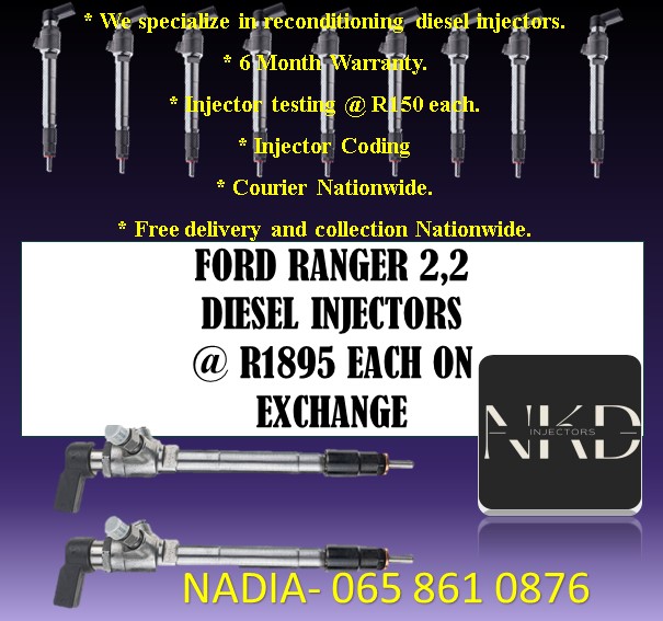 Ford Ranger 2.2 diesel injectors - Private Seller Ford Ranger 2.2 diesel injectors - Private Seller
