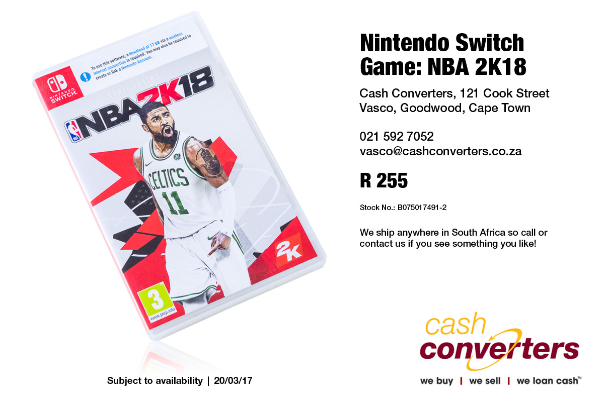 nintendo switch games cash converters