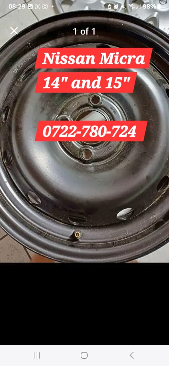 Nissan Micra rims. - Private Seller Nissan Micra rims. - Private Seller