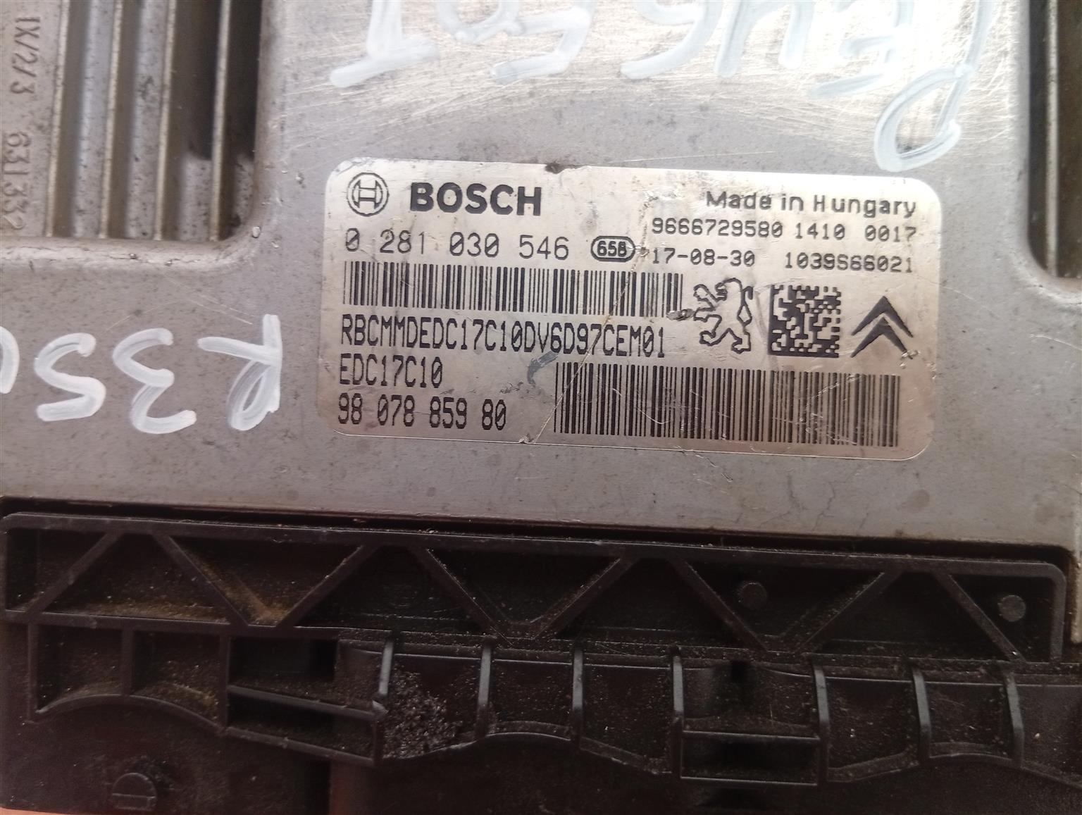 Peugeot 2008 ECU computer box Bosch 0281030546 9666729580 EDC17C10 - Private Seller Peugeot 2008 ECU computer box Bosch 0281030546 9666729580 EDC17C10 - Private Seller