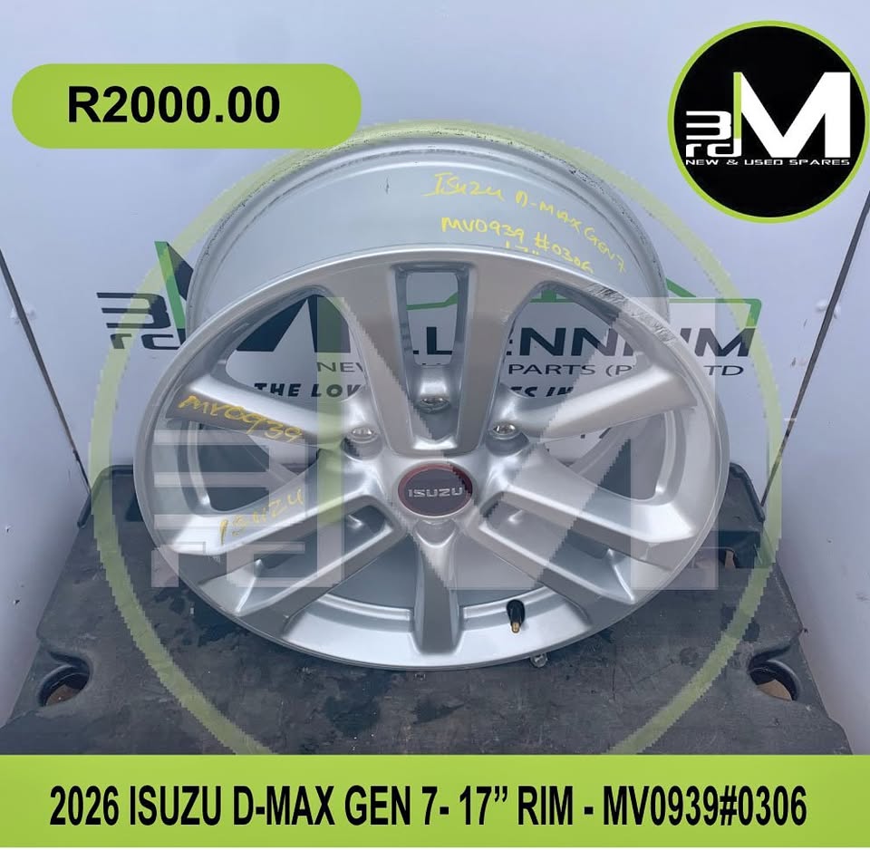 17'' RIM - ISUZU D-MAX GEN 7 - Private Seller 17'' RIM - ISUZU D-MAX GEN 7 - Private Seller