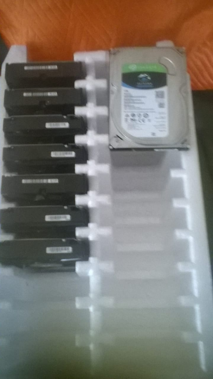 4 TB 3.5 inch SATA surveillance type hard drives for sale. 