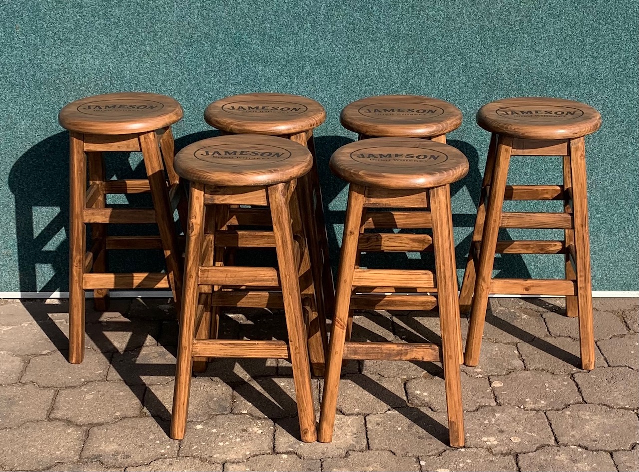Bar stool Cottage series 350 round - Branded