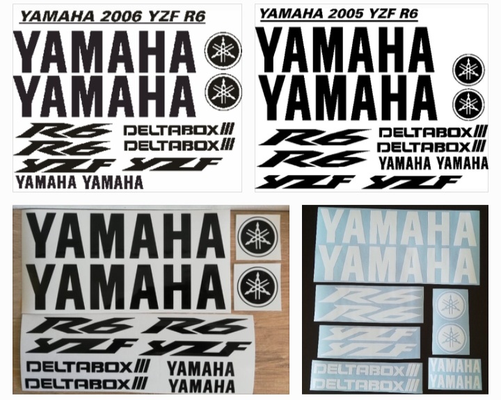 2005 / 6 Yamaha YZF R6 stickers decals vinyl graphics kits | Junk Mail ...