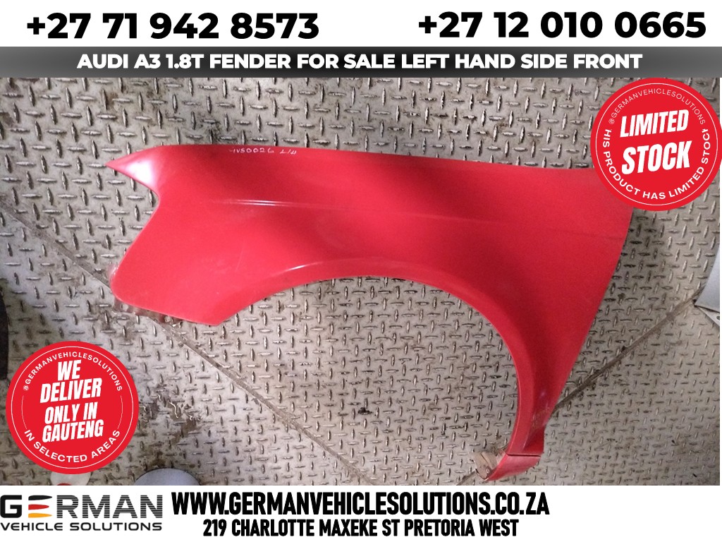 Audi a3 1.8t fender for sale left hand side front - Private Seller Audi a3 1.8t fender for sale left hand side front - Private Seller