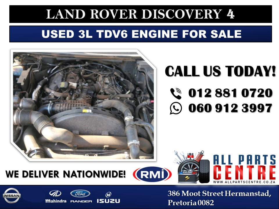 Land Rover Discovery 4 Used 3.0 TDV6 Engine for Sale - Private Seller Land Rover Discovery 4 Used 3.0 TDV6 Engine for Sale - Private Seller