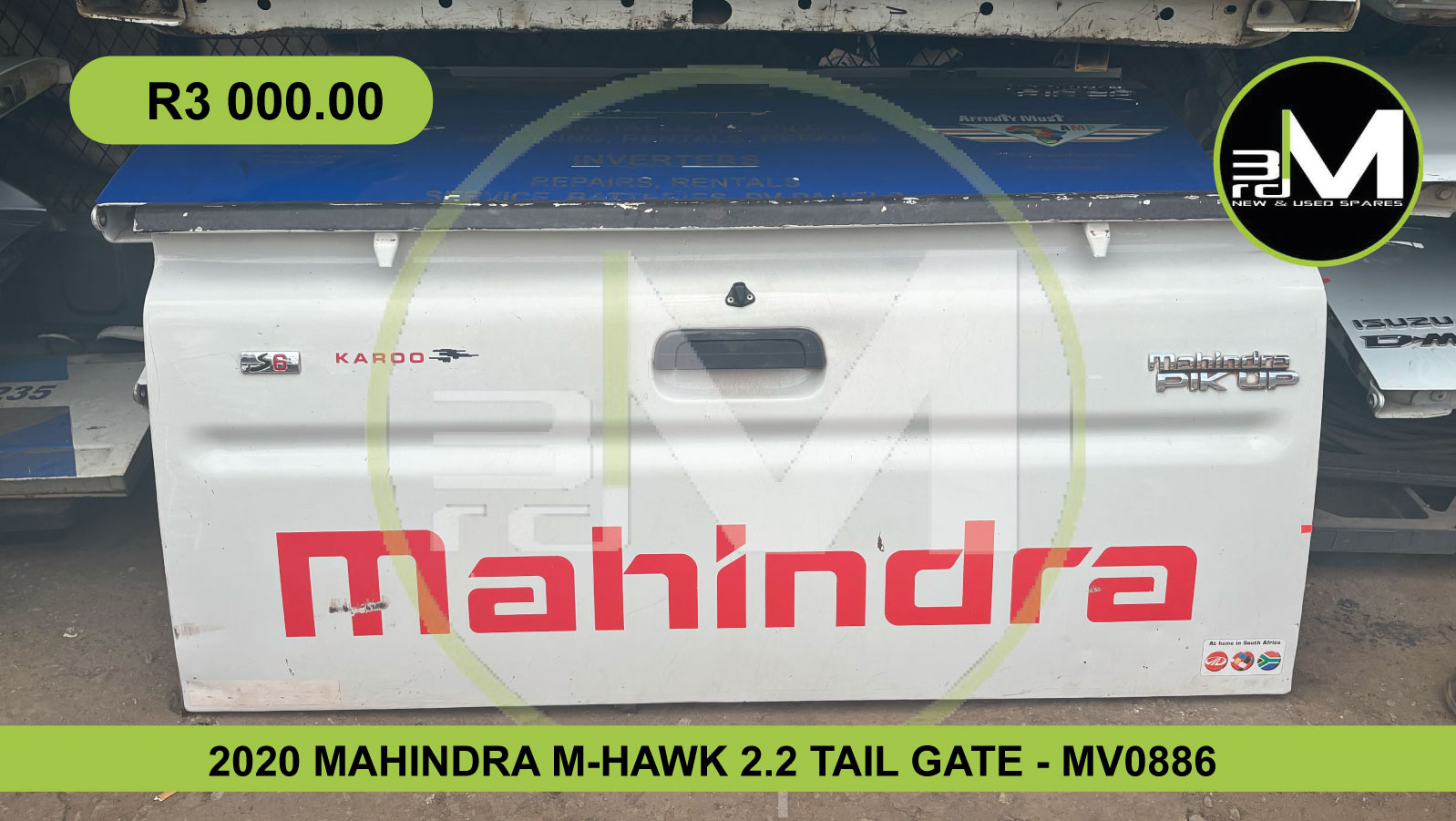 2020 MAHINDRA M-HAWK 2.2 TAILGATE - MV0886 - Private Seller 2020 MAHINDRA M-HAWK 2.2 TAILGATE - MV0886 - Private Seller