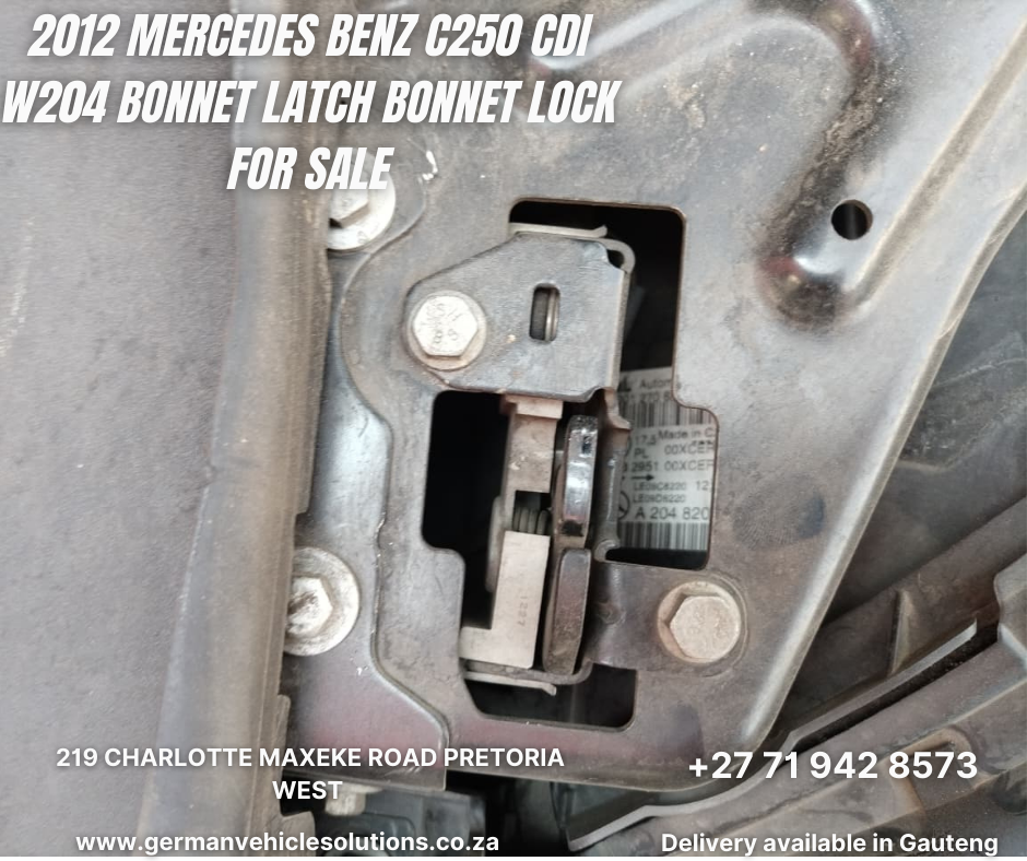 2012 Mercedes Benz c250 cdi w204 bonnet latch bonnet lock for sale - Private Seller 2012 Mercedes Benz c250 cdi w204 bonnet latch bonnet lock for sale - Private Seller