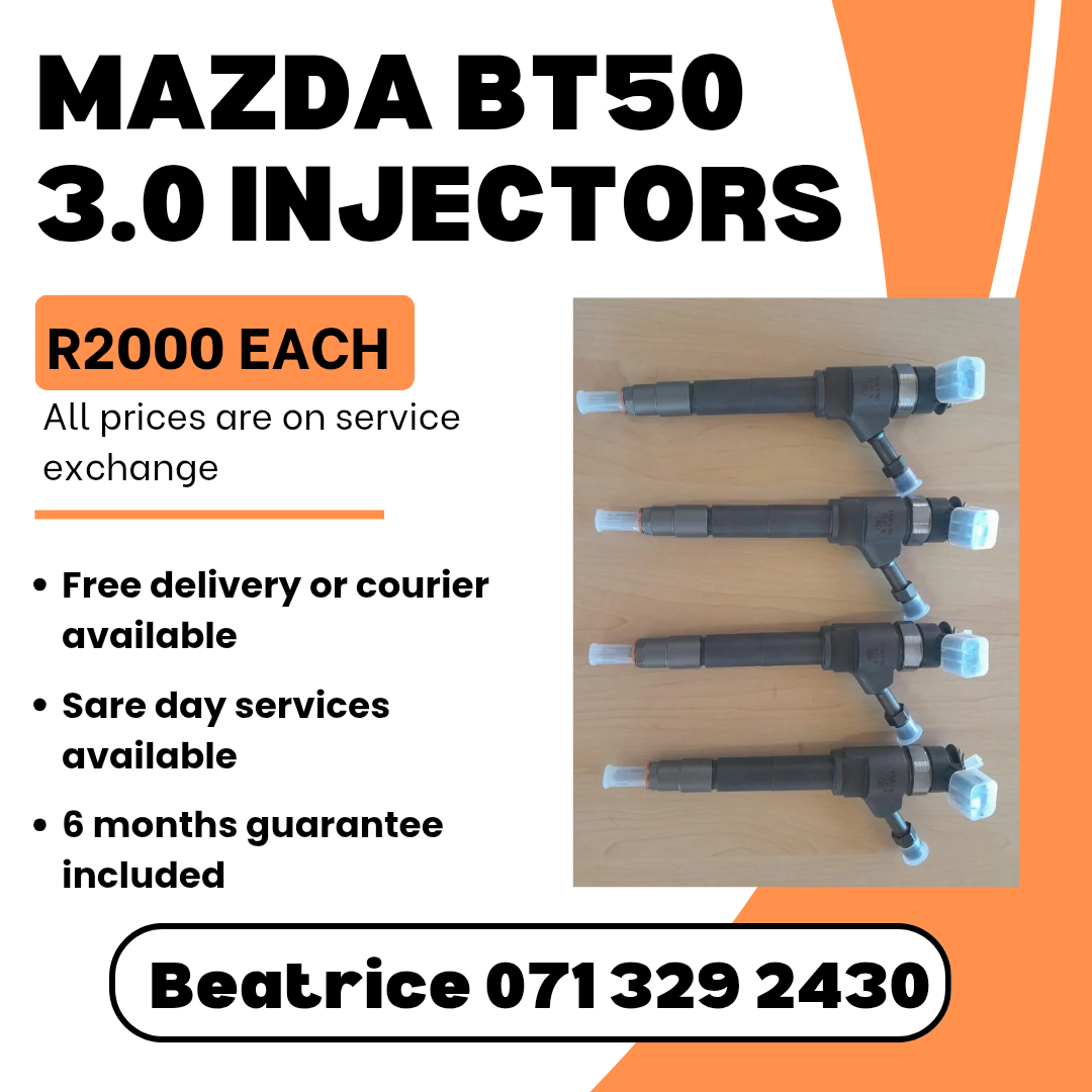 MAZDA BT50 3.0 DIESEL INJECTORS FOR SALE WITH WARRANTY - Private Seller