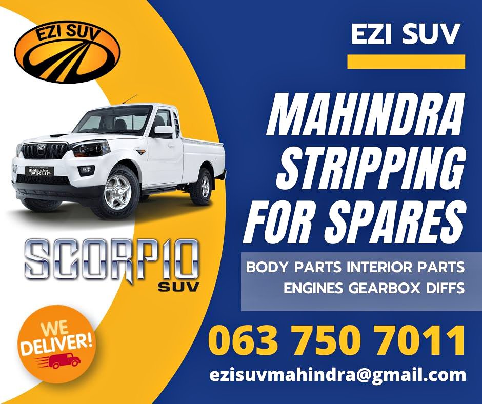 Mahindra Used Spares EZI SUV - Private Seller Mahindra Used Spares EZI SUV - Private Seller