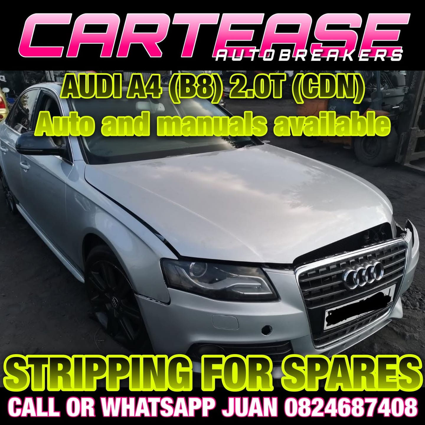 AUDI A4 2.0T 2009 #CDN AUTOMATIC STRIPPING FOR SPARES - Private Seller