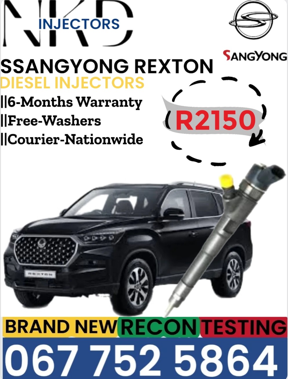 Ssangyong Rexton Diesel injectors - Private Seller Ssangyong Rexton Diesel injectors - Private Seller