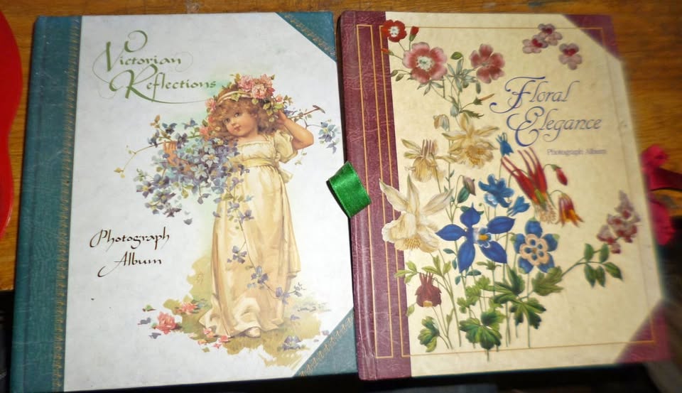 2 Photograph Albums  – Victorian Reflections & Floral Elegance