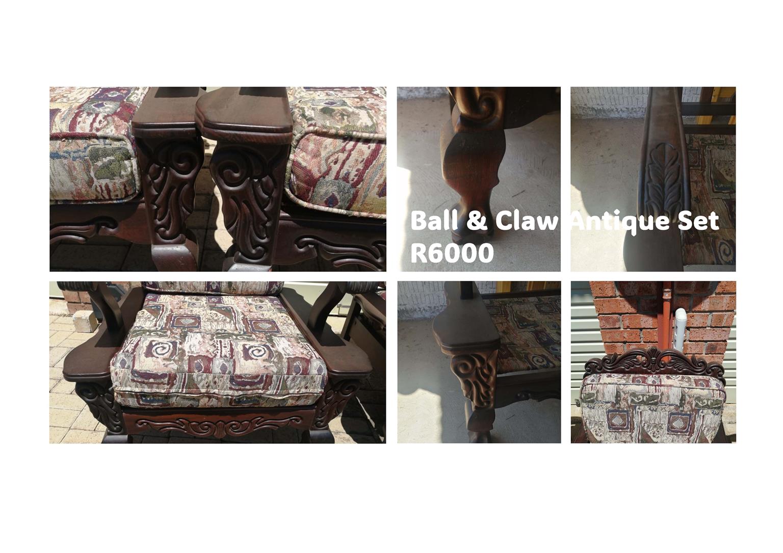 Ball and Claw 6 seater set